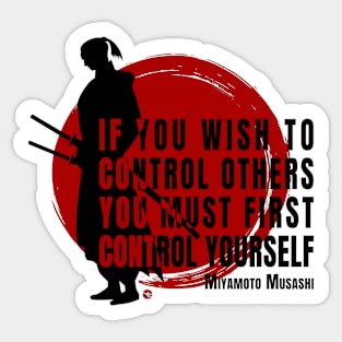 Control Yourself Sticker
